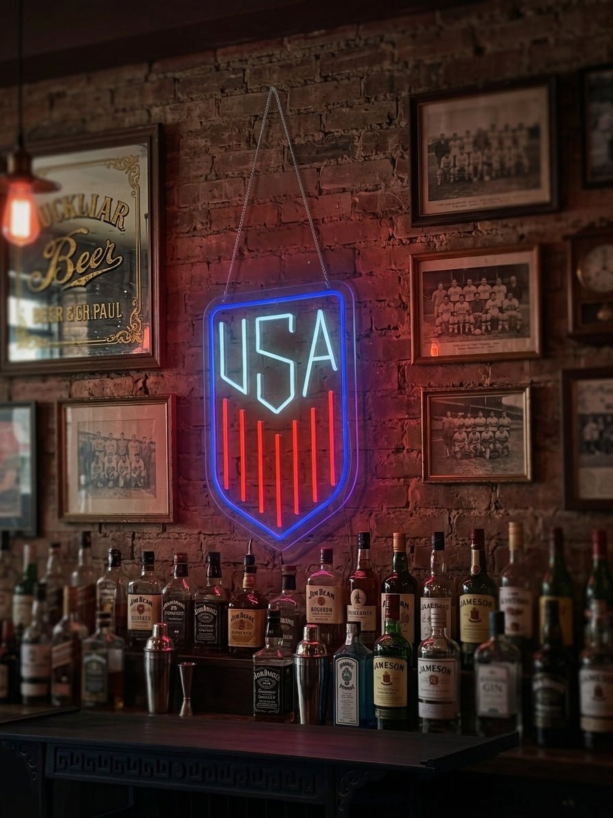 Neon Led sign-'American Team Medal' - Raylmo Sign