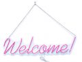 "Welcome!" Neon Sign - Raylmo Sign